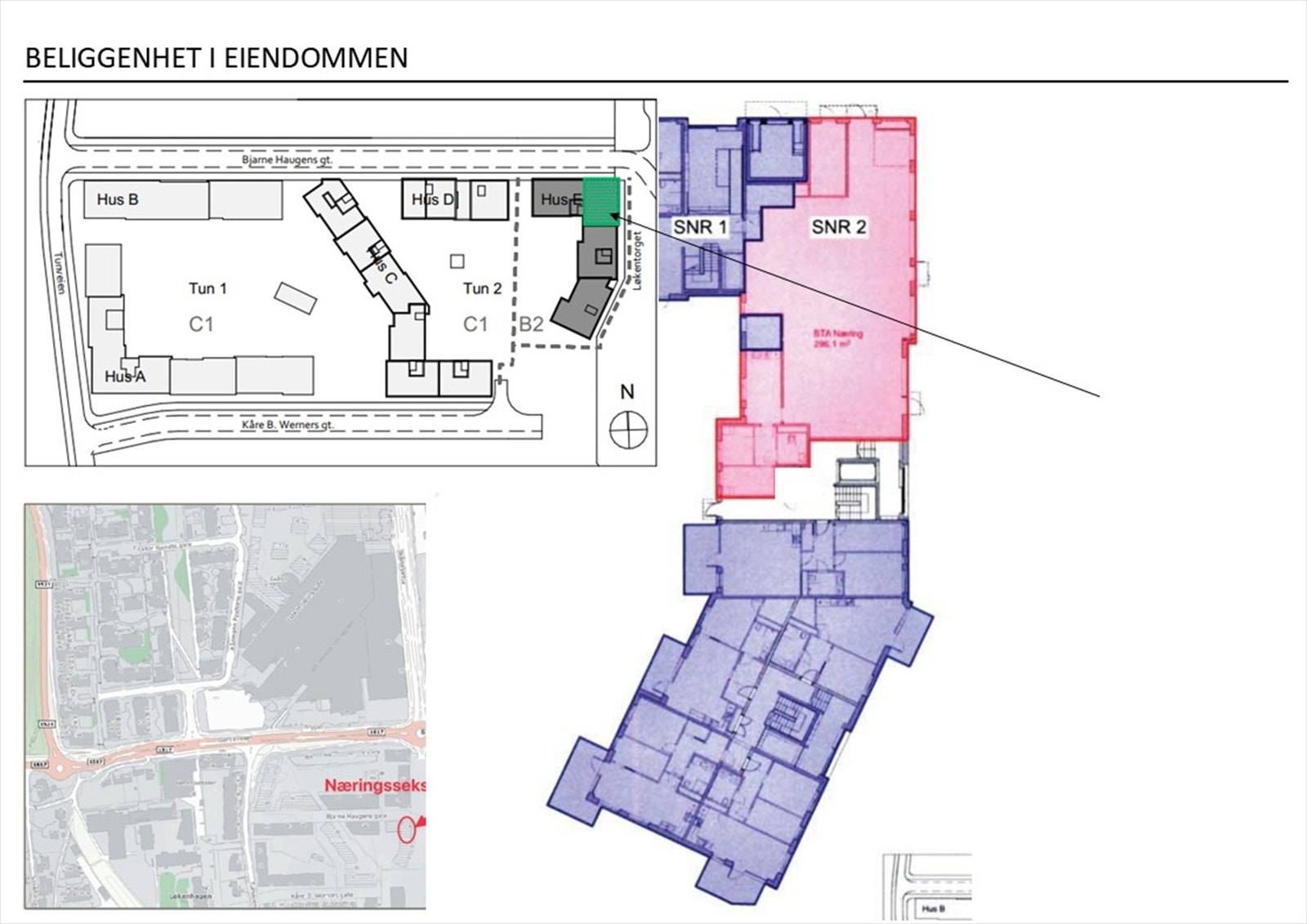 Beliggenhet i eiendommen Galleribilde