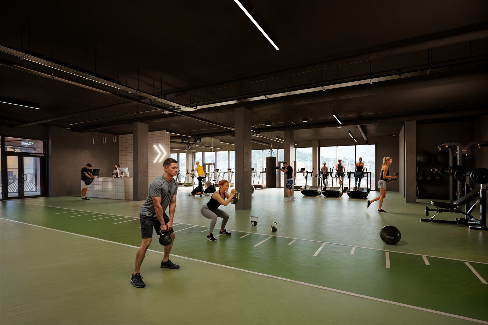 Ovalen næring Galleribilde