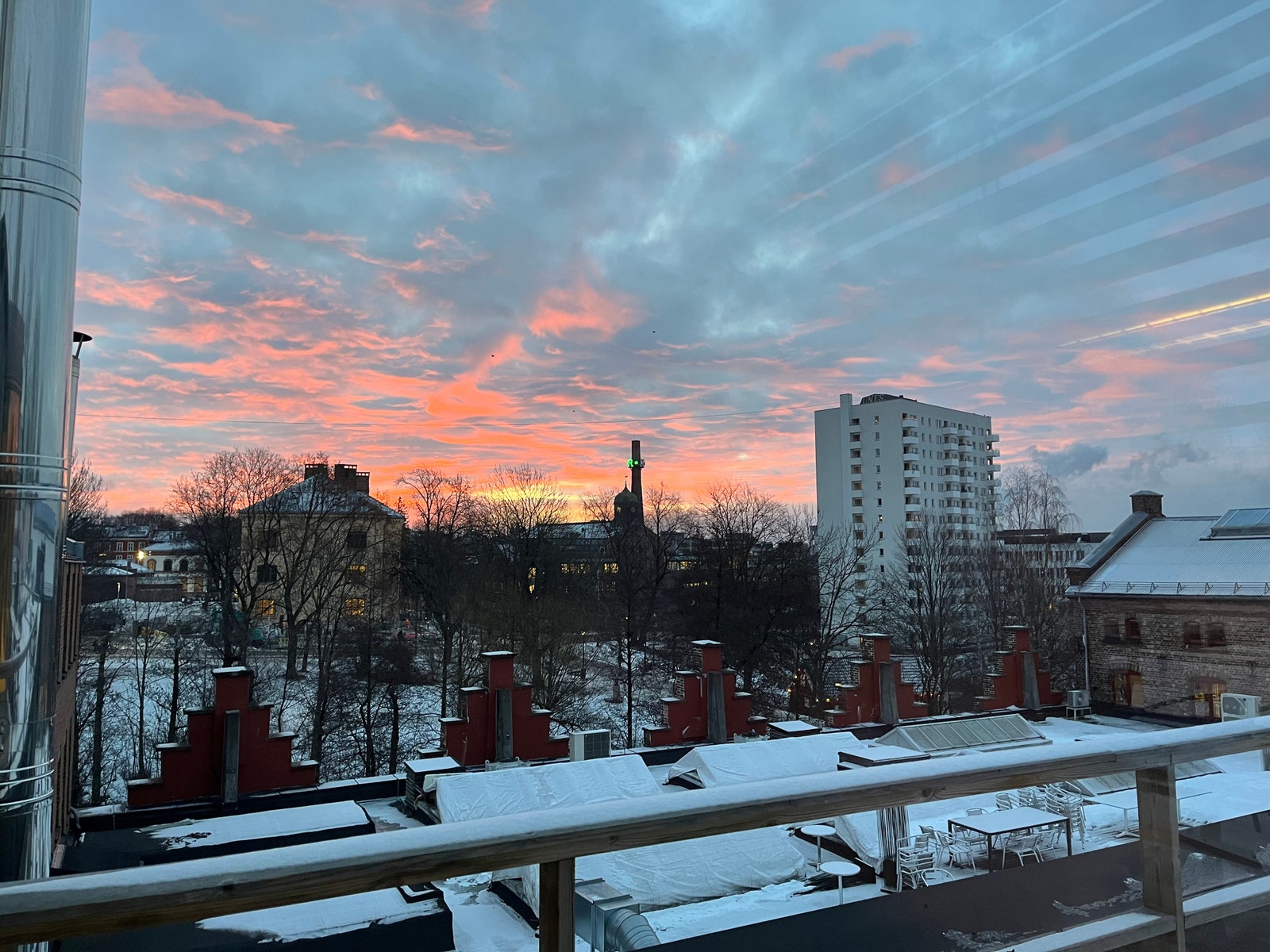 Utsikt fra terrassen Galleribilde