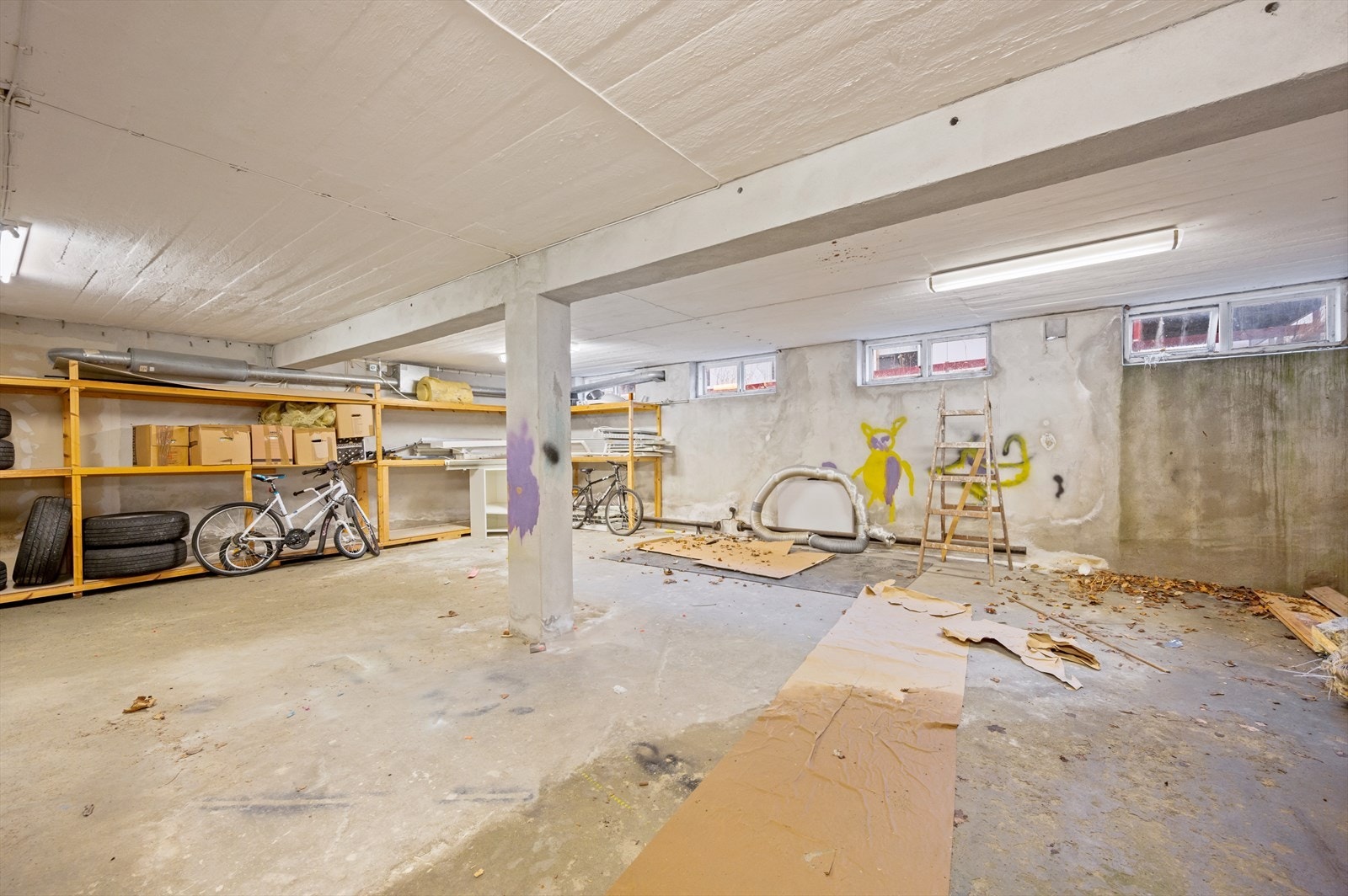 Kjellerrom. Galleribilde