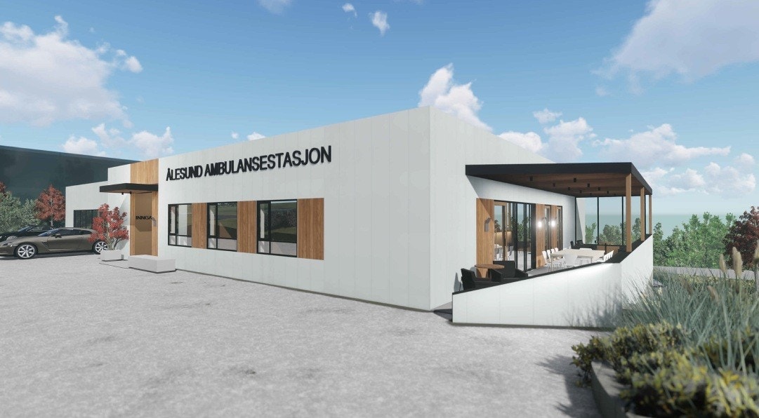 Illustrasjon av fasade mot syd og Lerstadvegen.jpg Galleribilde