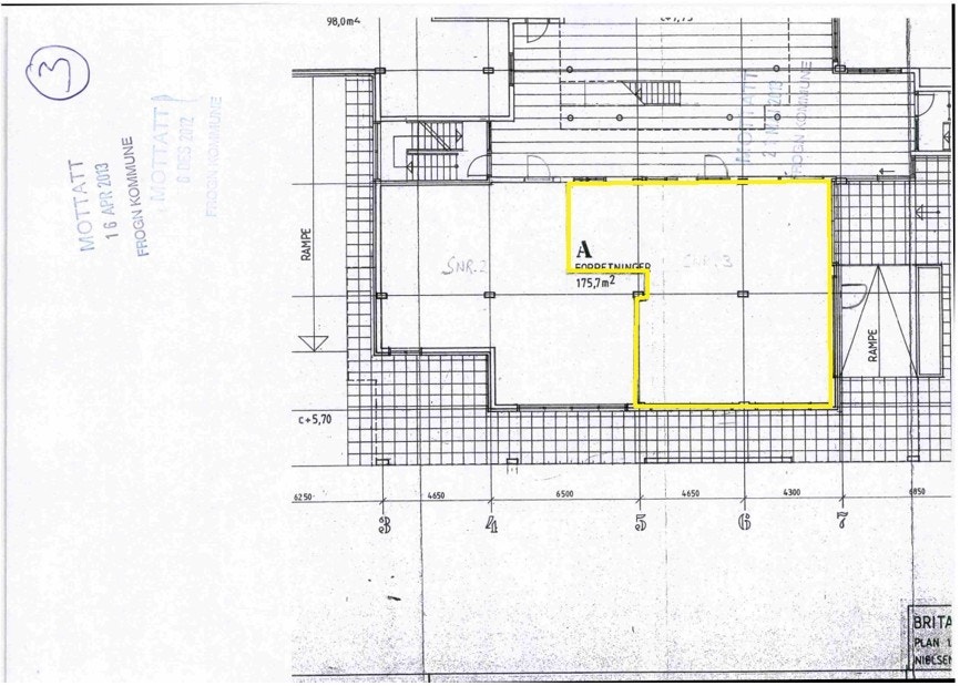 Veiledende planskisse uten innvendige vegger, ikke målbar. Galleribilde