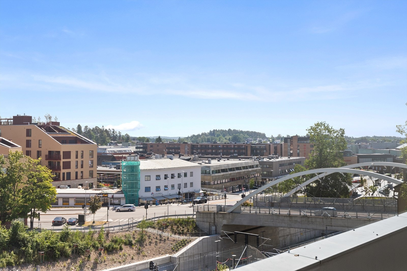 Utsikt fra kontorlokalene Galleribilde