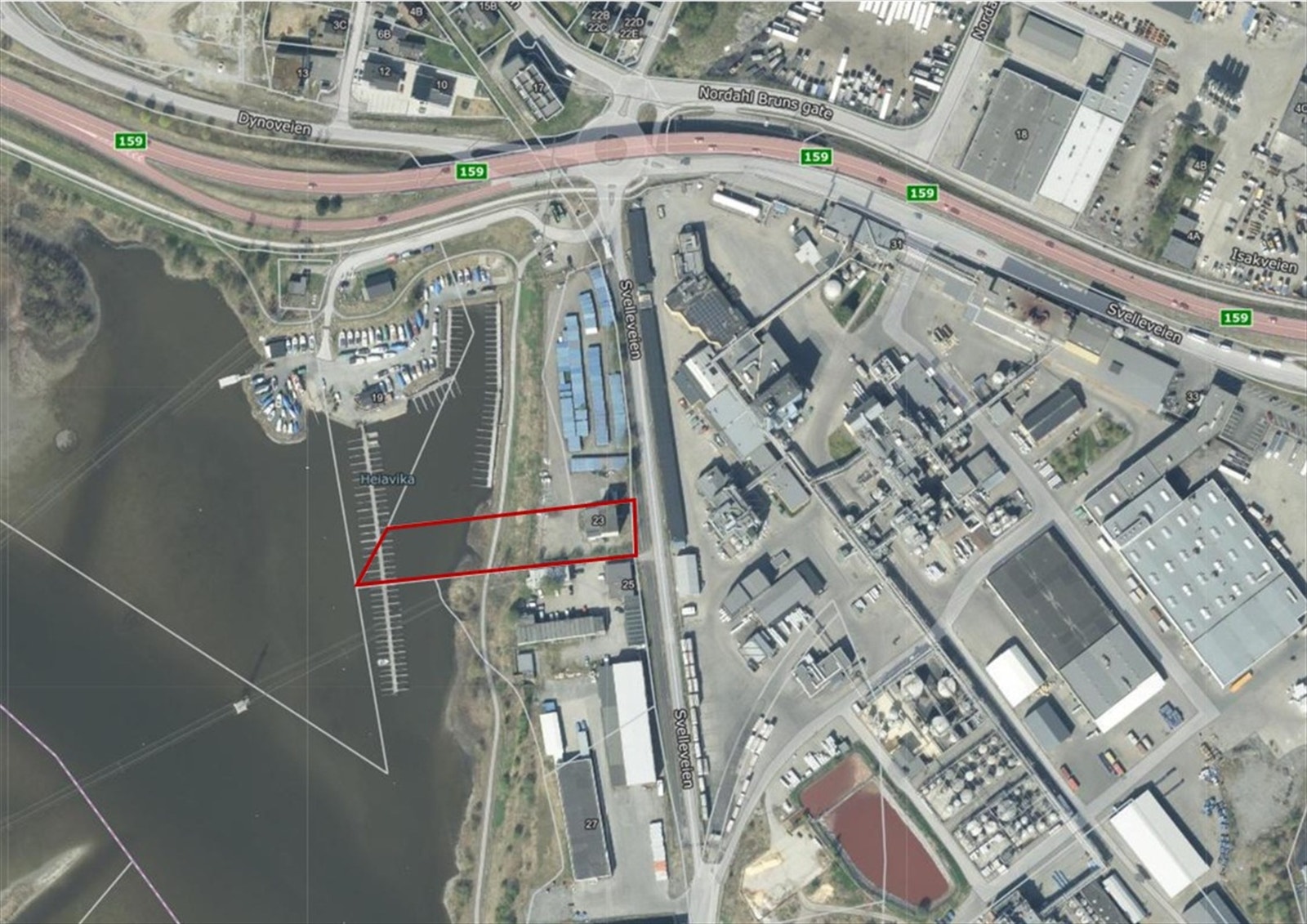 Det antas at det kan oppføres bygg med grunnflate på ca. 600 kvm i 3 plan. Kondemnabelt bygg på eiendommen forutsettes revet. Galleribilde