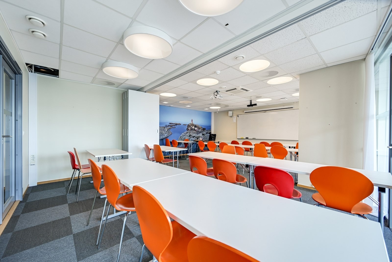 Kontor A: Kontorlandskap - undervisning - møterom Galleribilde