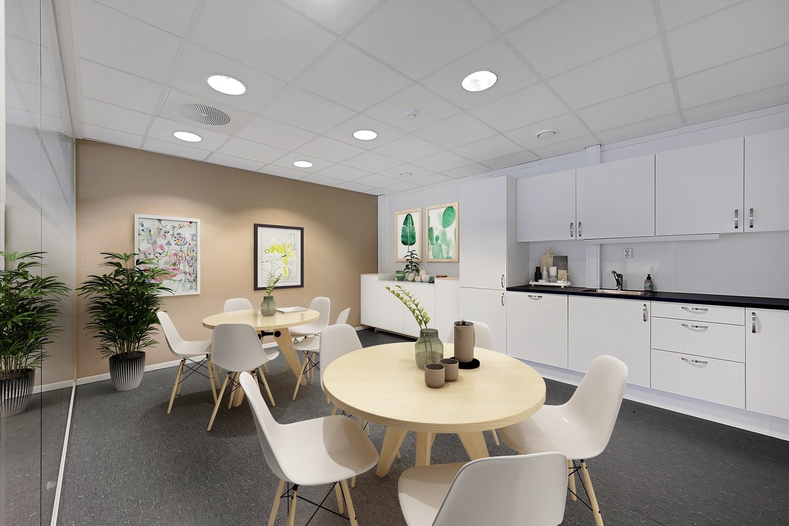 Lokale B: Kjøkken/spiserom/møterom Galleribilde