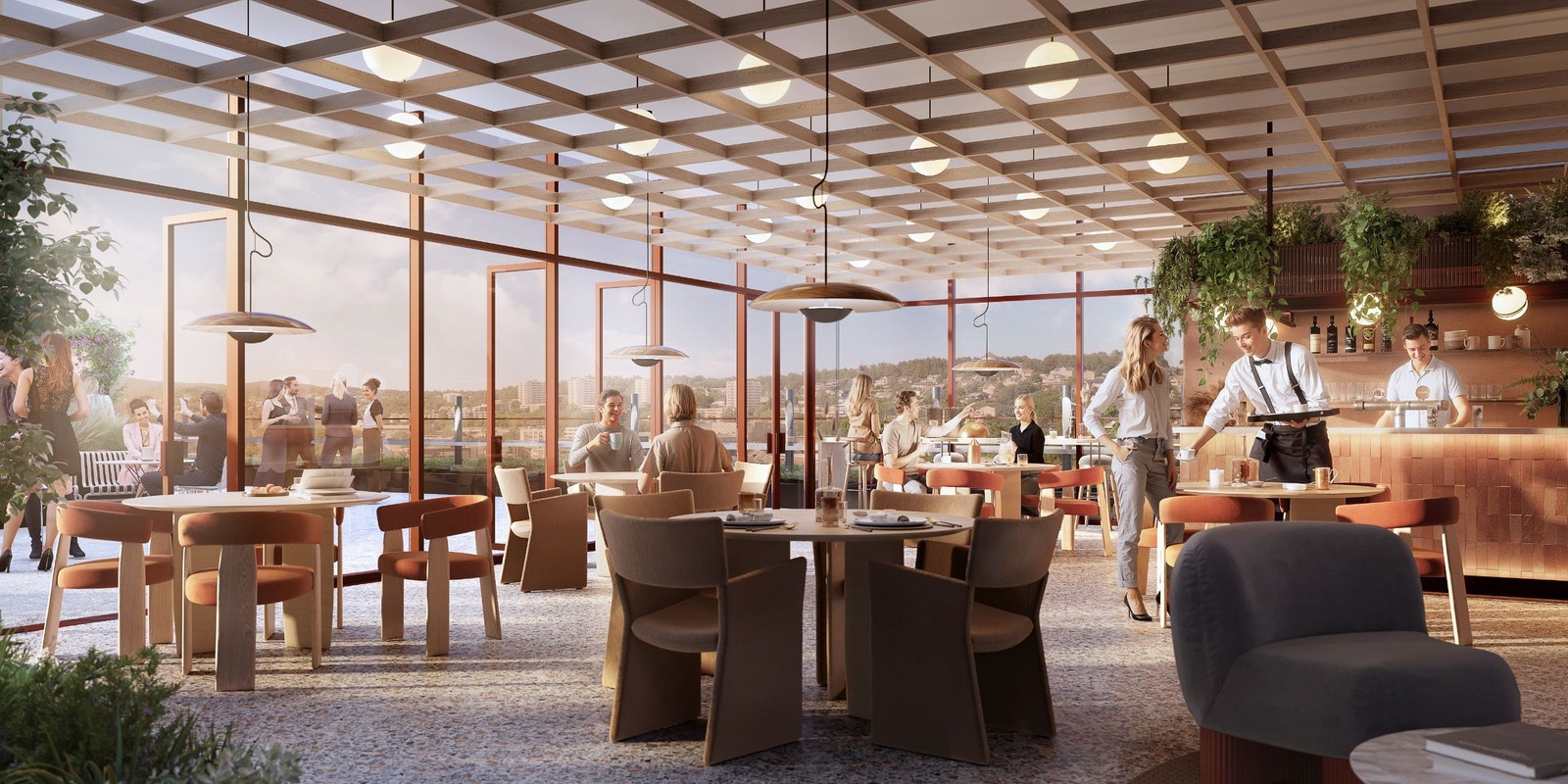 Illustrasjon fellesareal Galleribilde