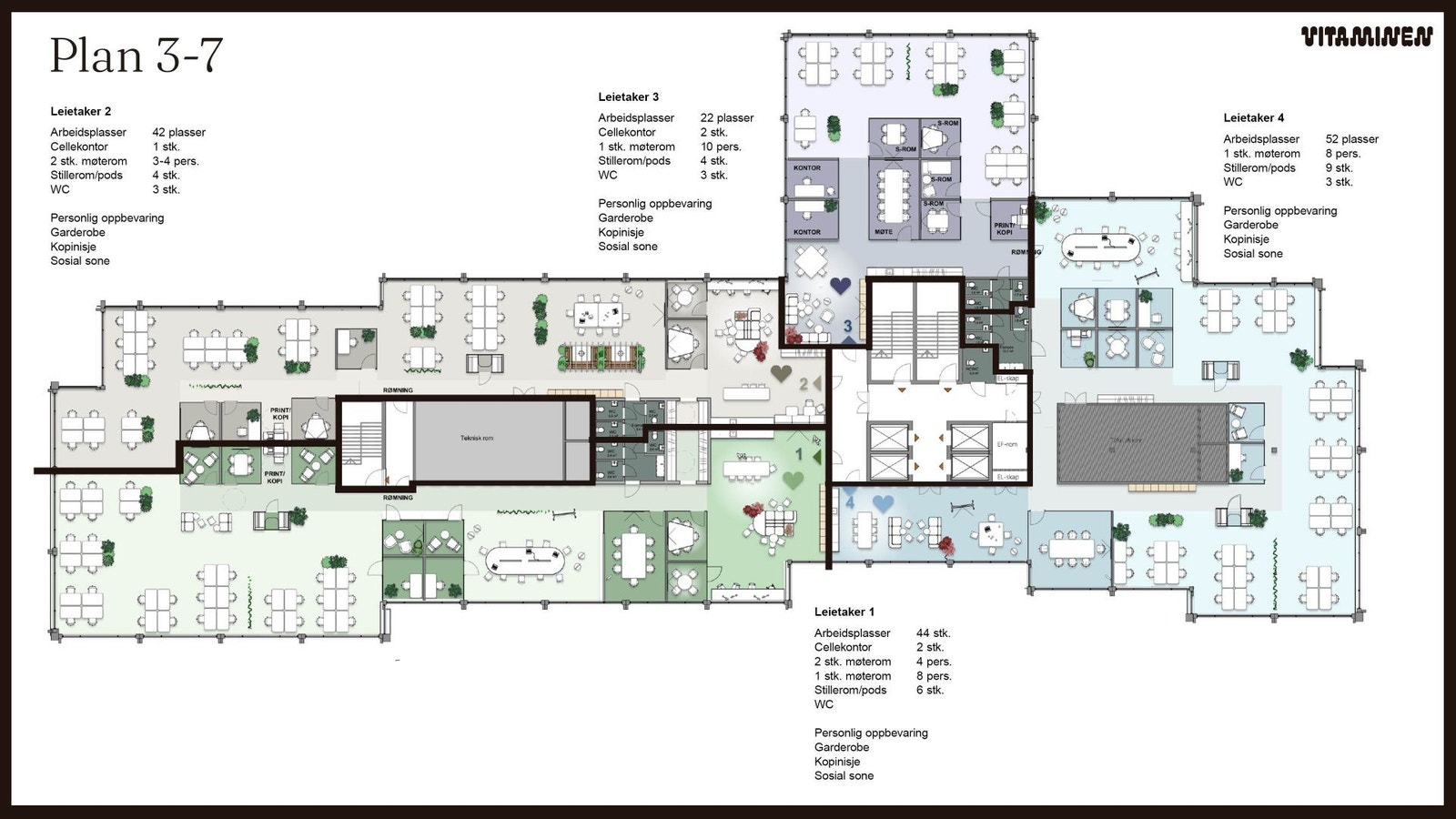 Plan 3-7 (Flerbruker) Galleribilde