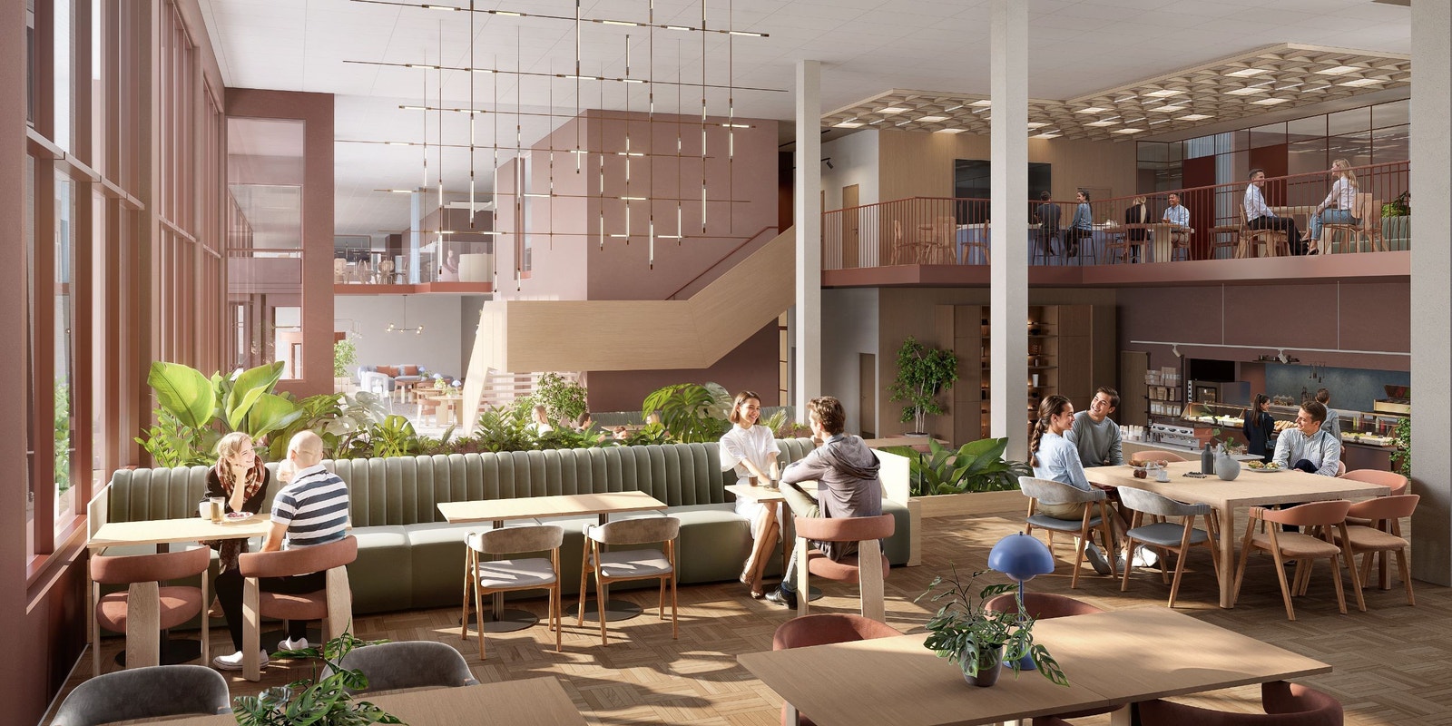 Illustrasjon fellesareal Galleribilde