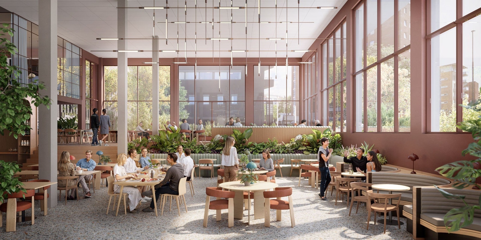 Illustrasjon fellesareal Galleribilde