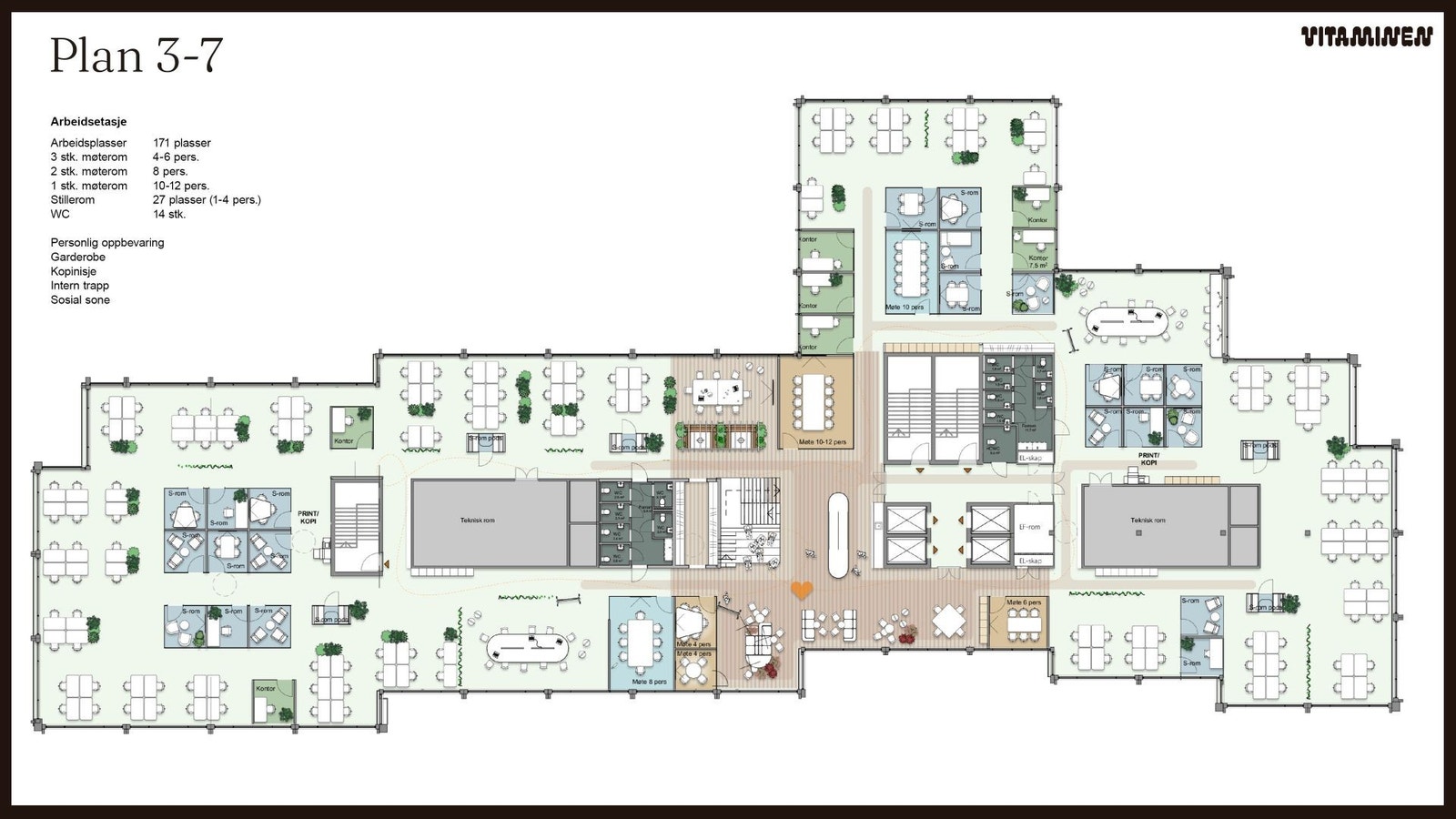 Plan 3-7 (Enbruker) Galleribilde