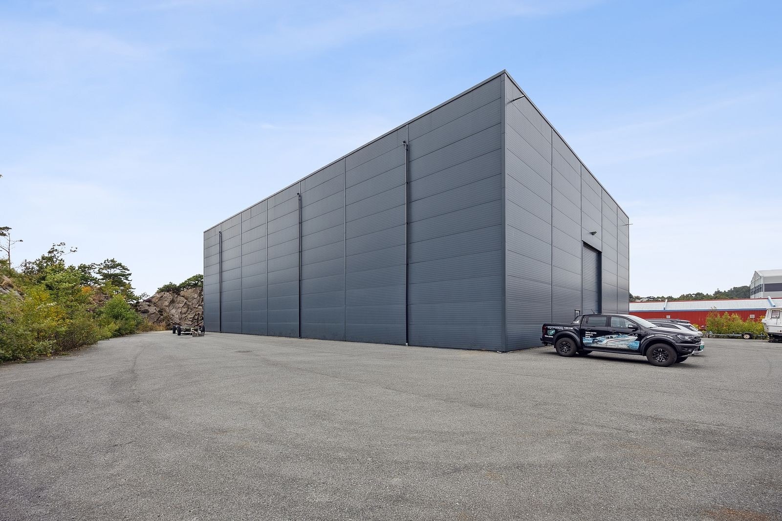 God plass utvendig med svingradius Galleribilde