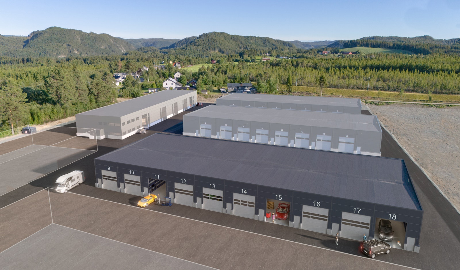 Byggetrinn 4 | Fra nord Galleribilde