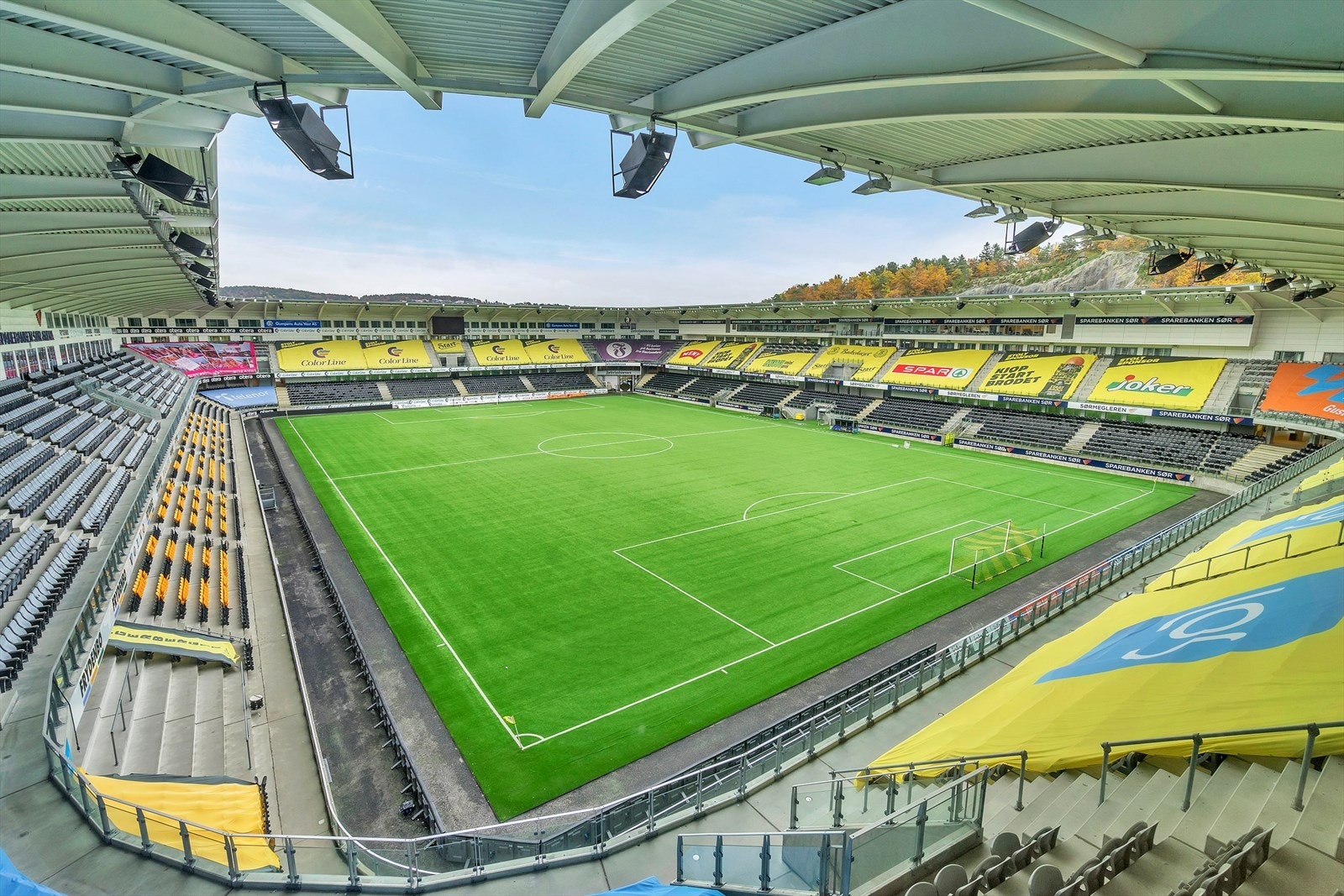 Utsikt fra kontorseksjonen Galleribilde