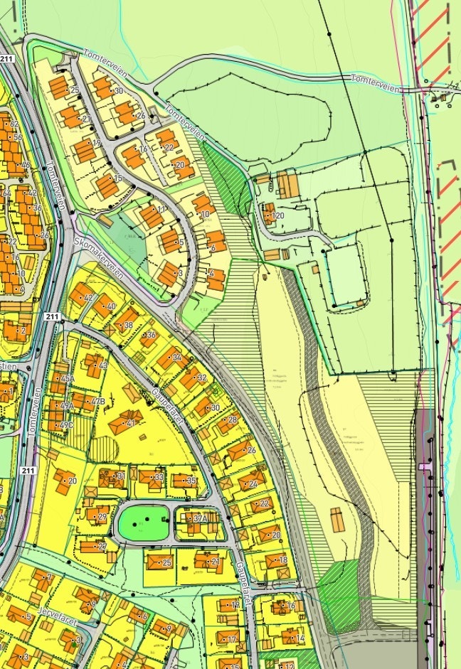 Reguleringskart Galleribilde