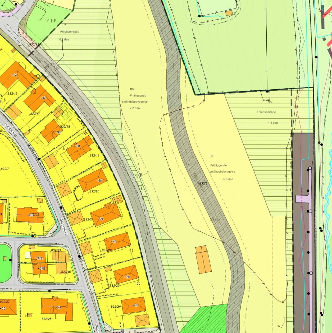 Reguleringskart Galleribilde