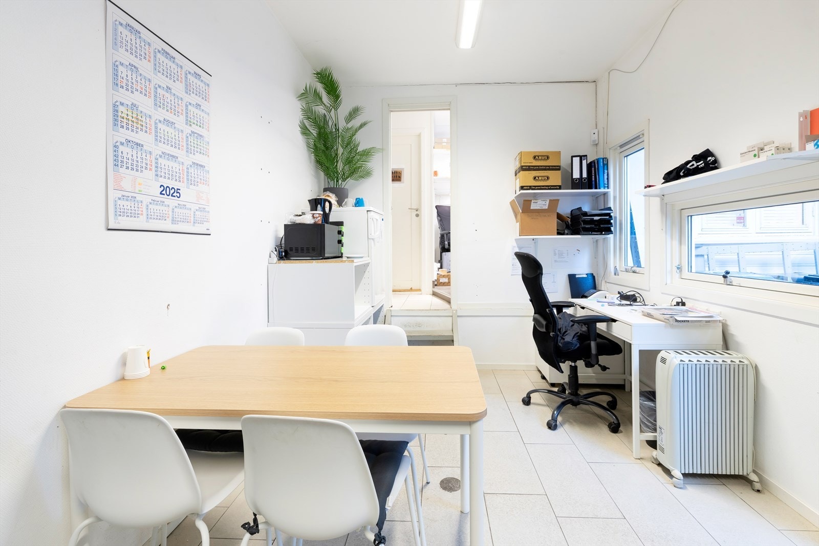 Fra pauserom kontor i butikken Galleribilde