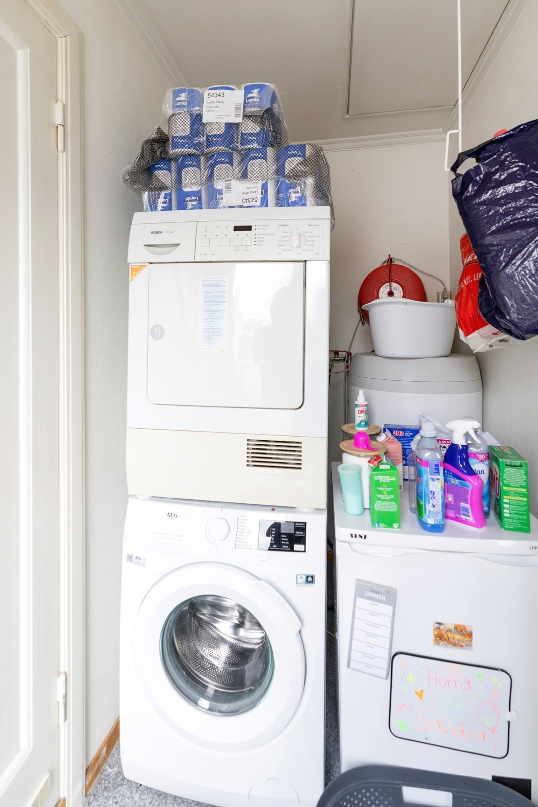 rom til vaskemaskin og tørketrommel Galleribilde