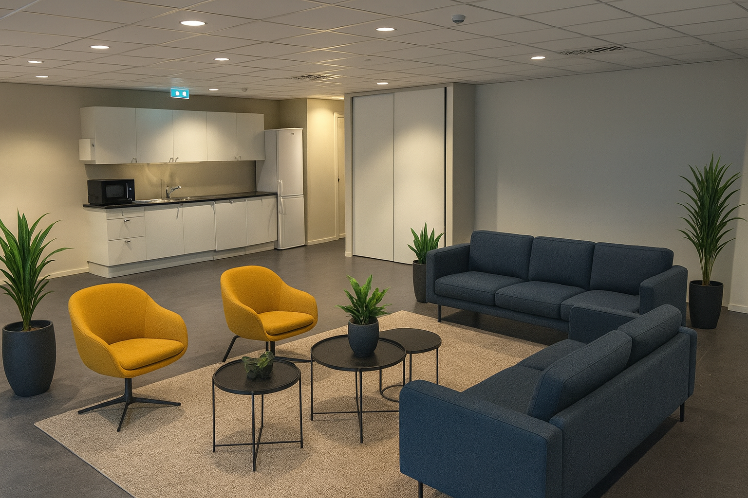 AI Generert forslag møblering Galleribilde