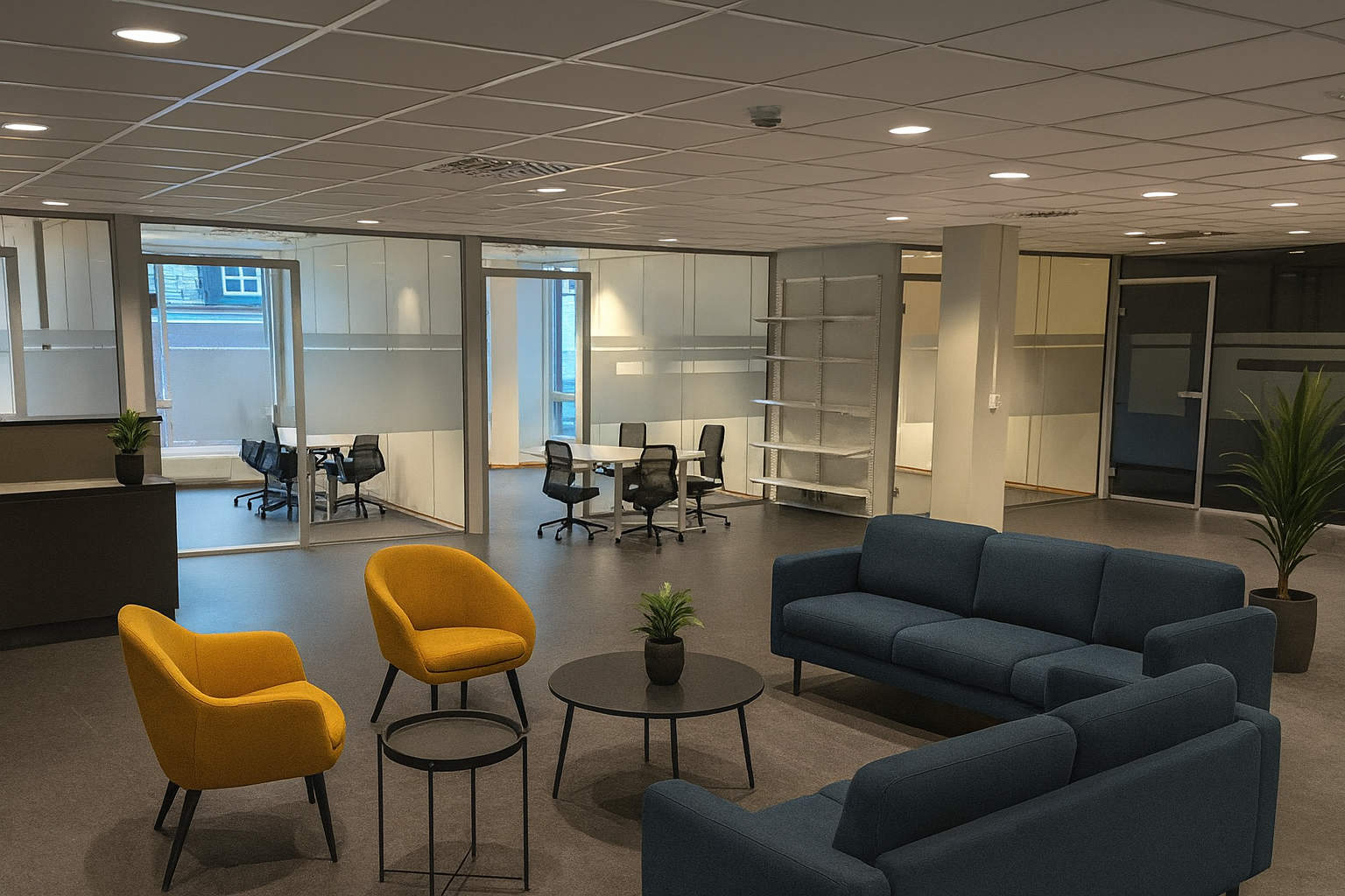 AI Generert forslag møblering Galleribilde