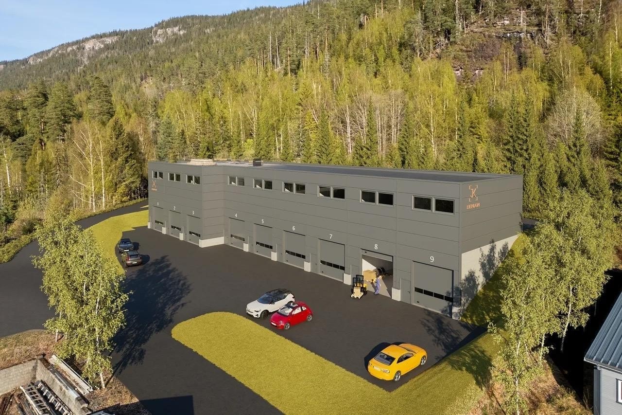 Fasade mot Steinsfjorden. Galleribilde