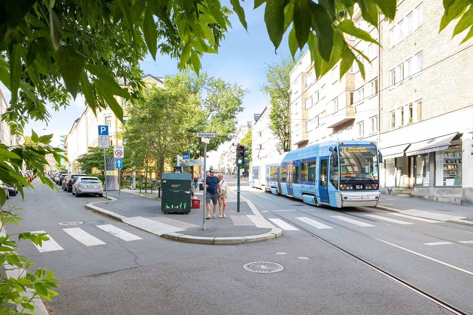 - God offentlig kommunikasjon med 5 min gange til buss/trikk fra Bislett - Galleribilde