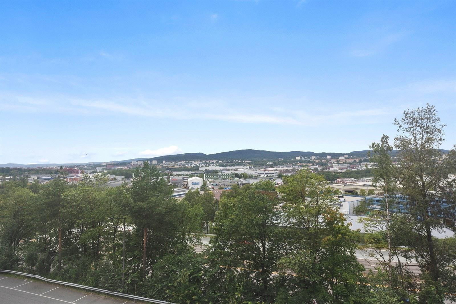 Utsikt fra lokalene Galleribilde