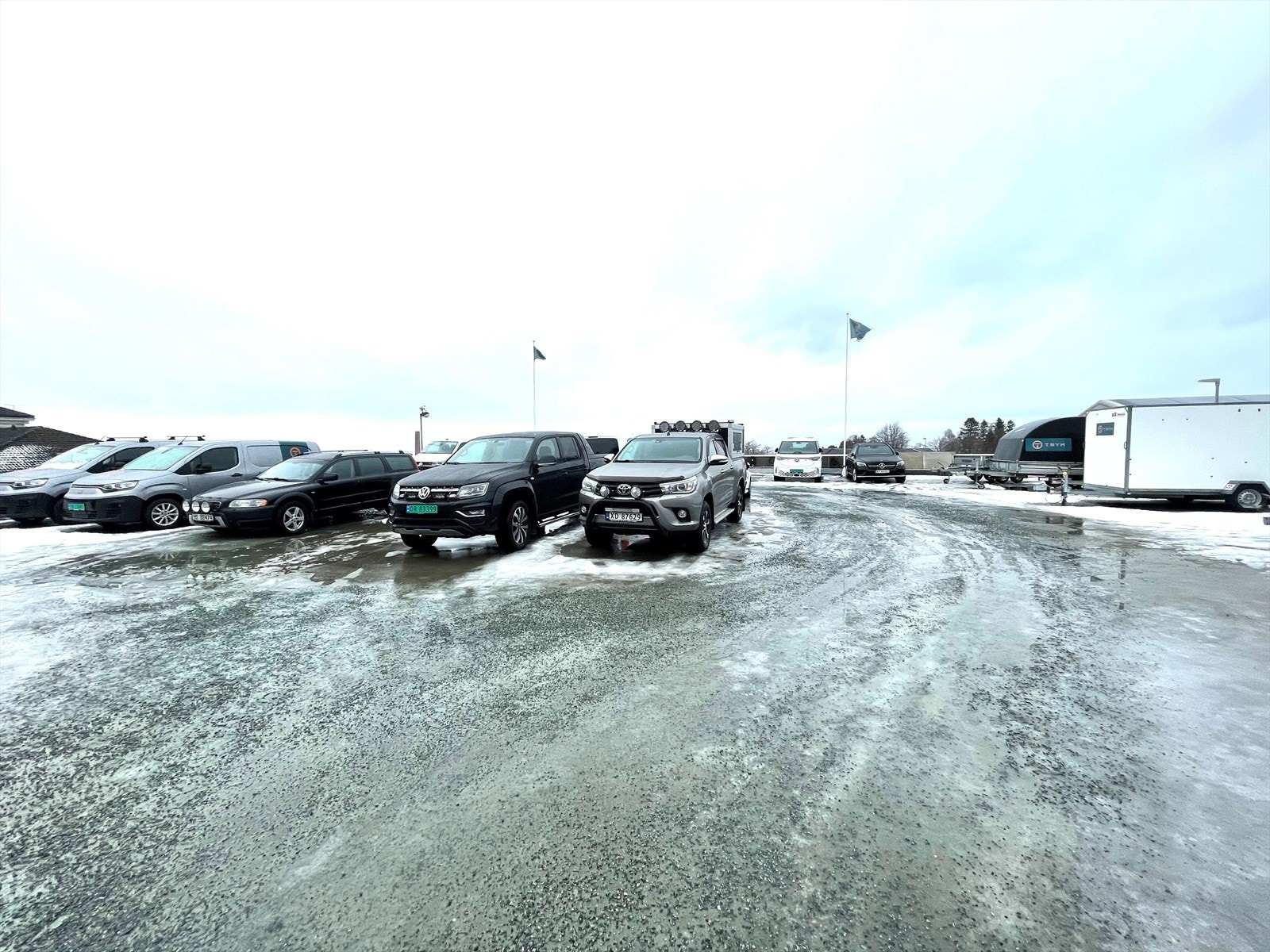 Parkering på taket. Her er det mulighet for utbygging. Galleribilde