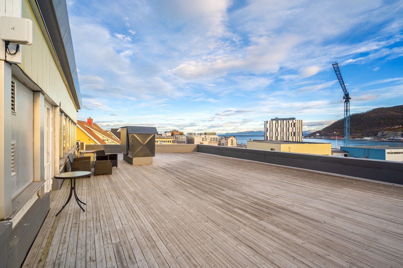 Felles takterrasse for bygget Galleribilde