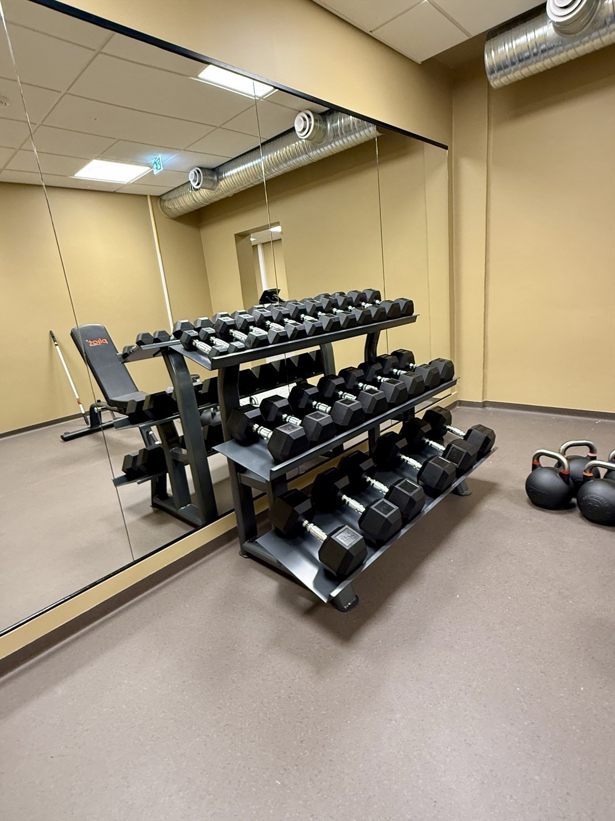 Felles treningsrom Galleribilde