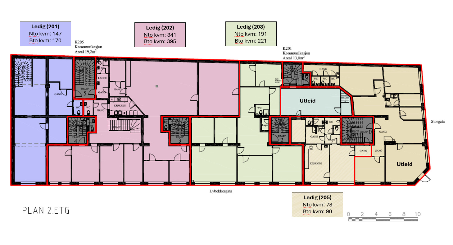 Storgata 28 - Plan 2 Galleribilde