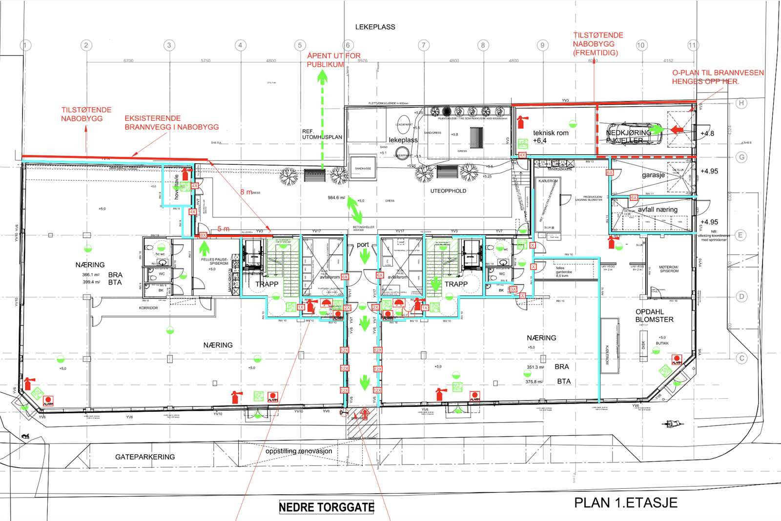 Plantegning Galleribilde