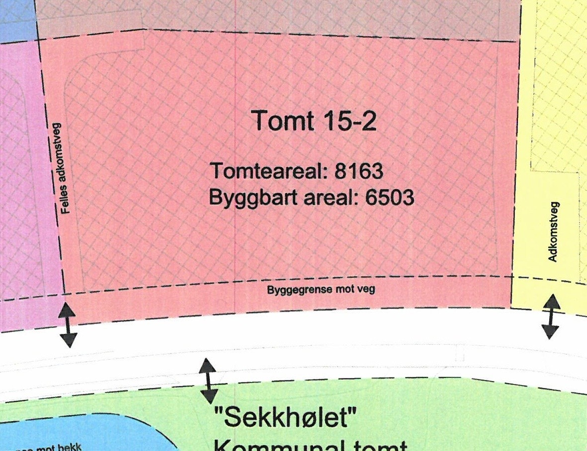 Tomt 15-2 areal Galleribilde