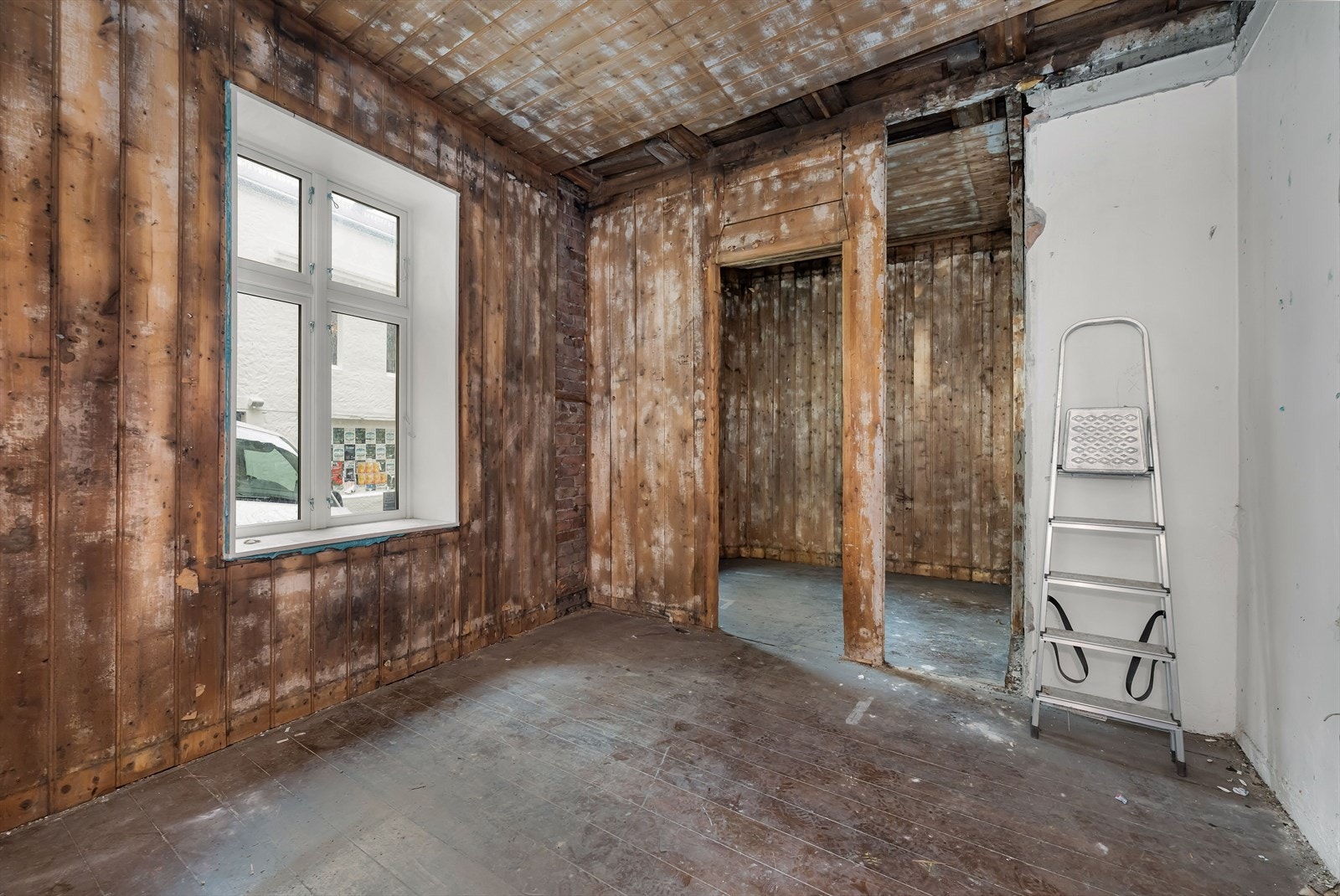 Lokalene er klare for innredning og er godkjent for servering