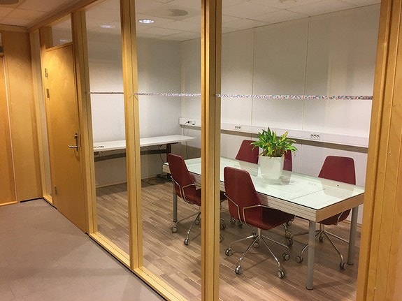 Mindre møterom i det ledige arealet Galleribilde
