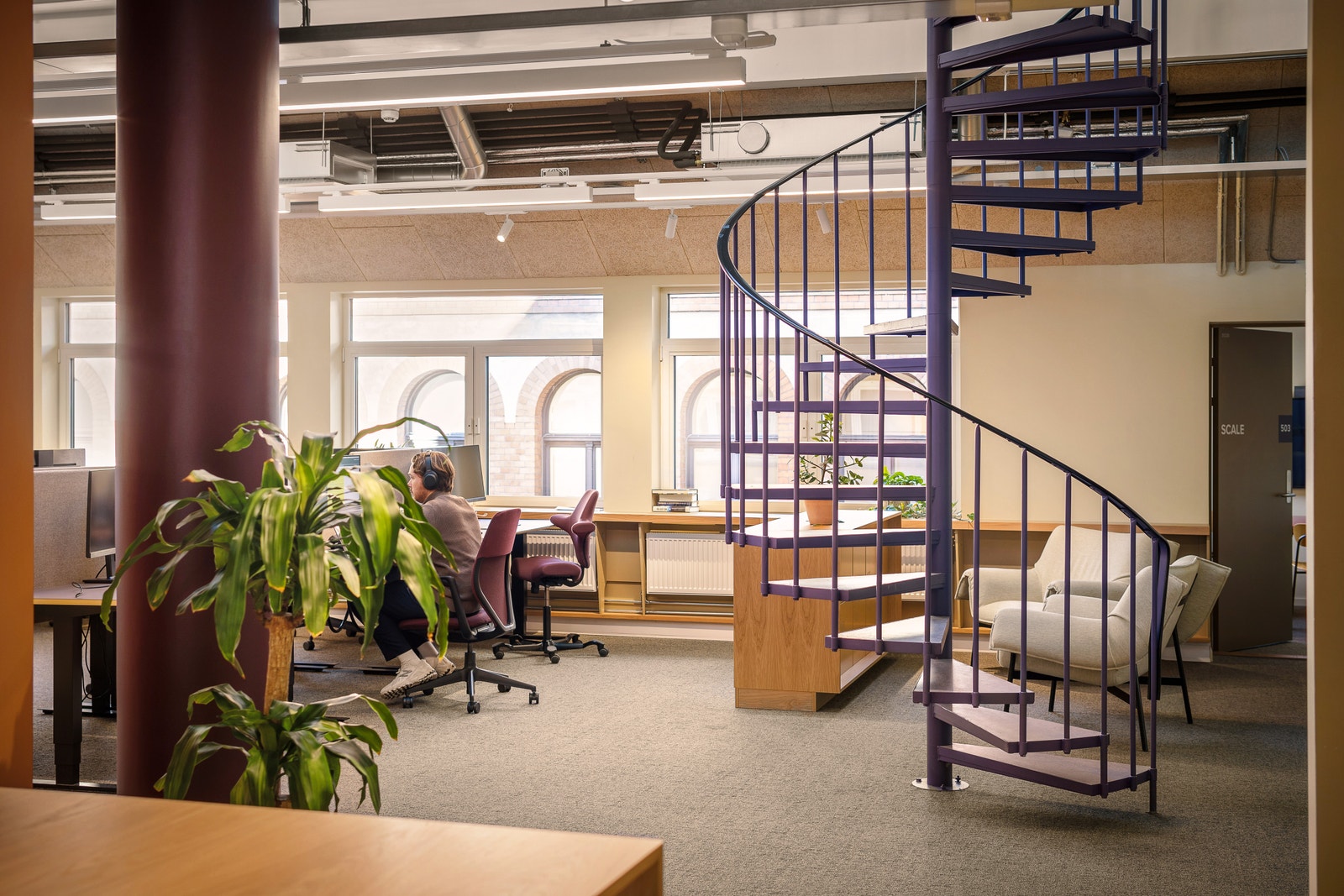 Åpent kontorlandskap Galleribilde