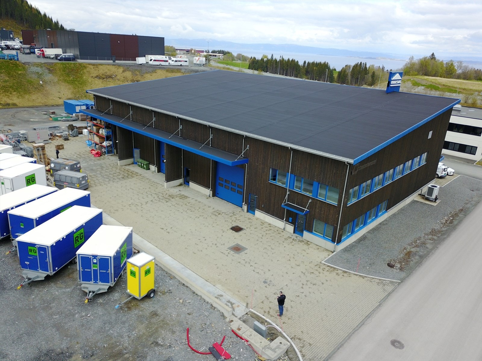 Fasade på baksiden av bygget. Galleribilde