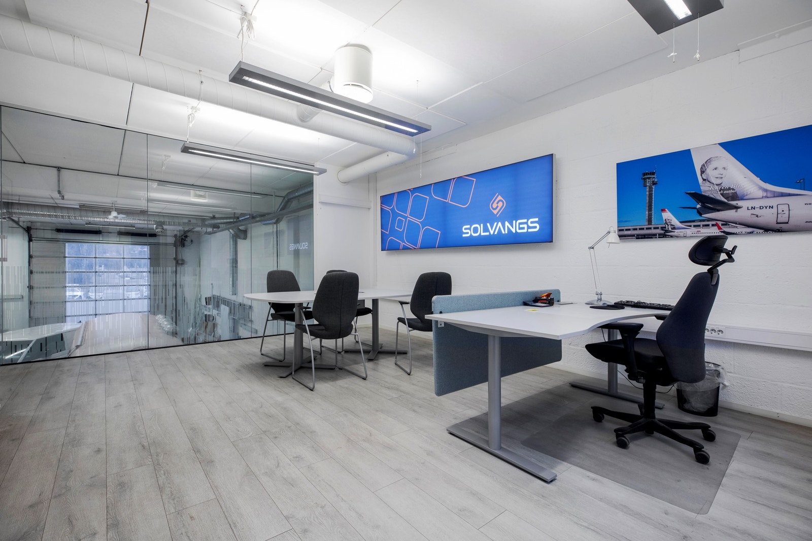 Kontordelen - kan tilpasses / innredes etter behov Galleribilde