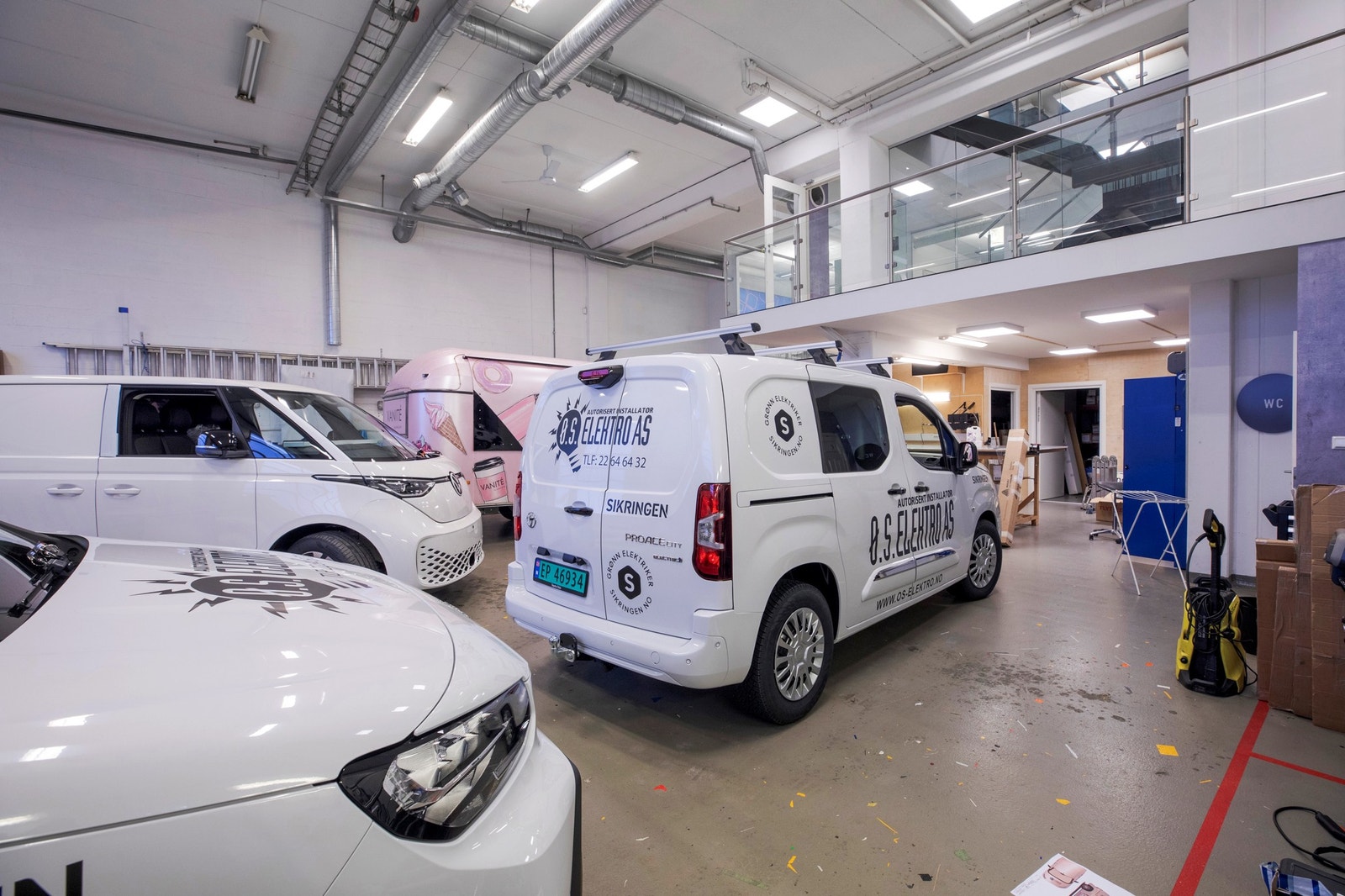 Innerst er takhøyden lavere, men ved behov kan da deler av messanin rives. Galleribilde