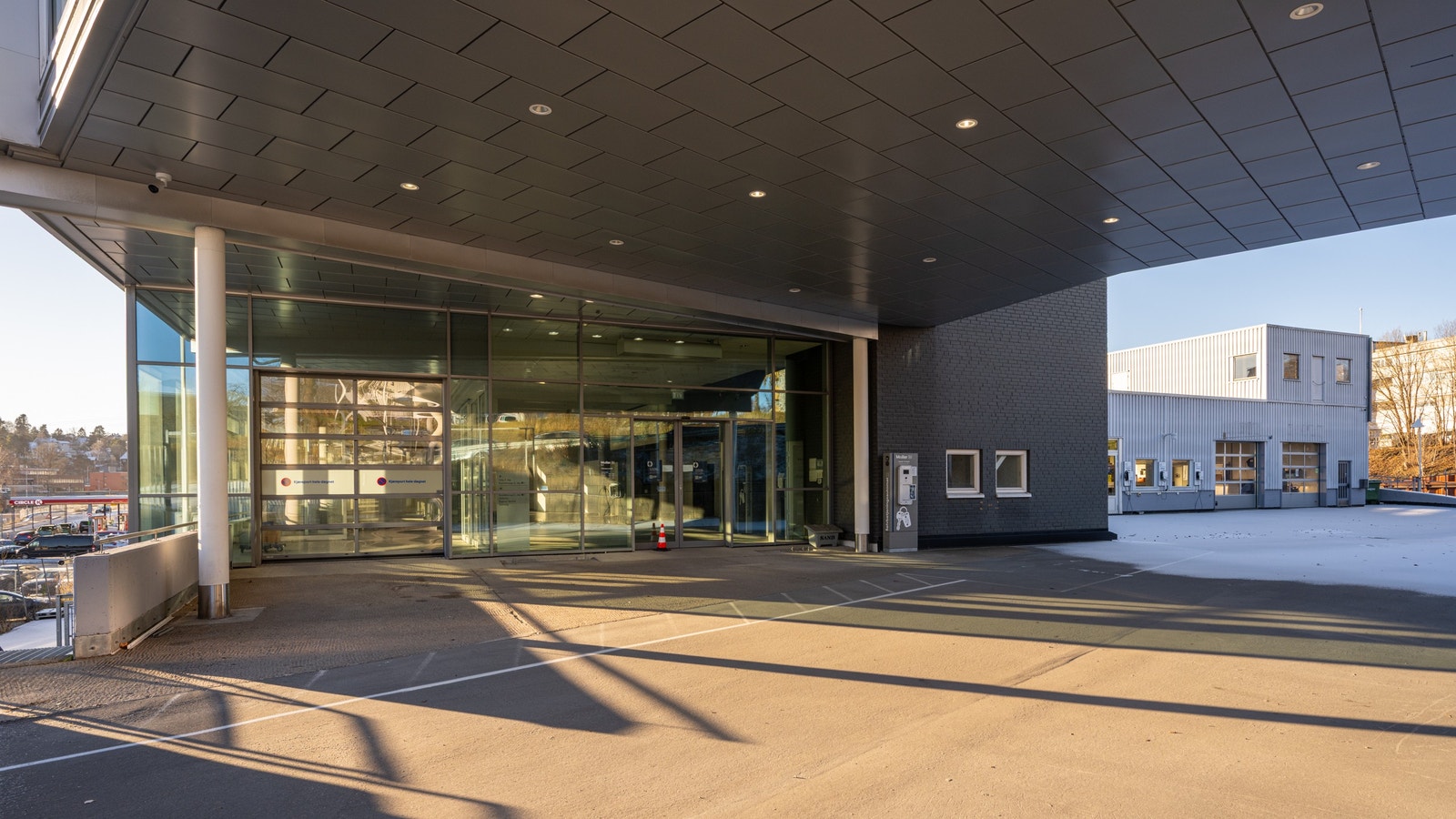 Kundevennlig inngangsparti Galleribilde