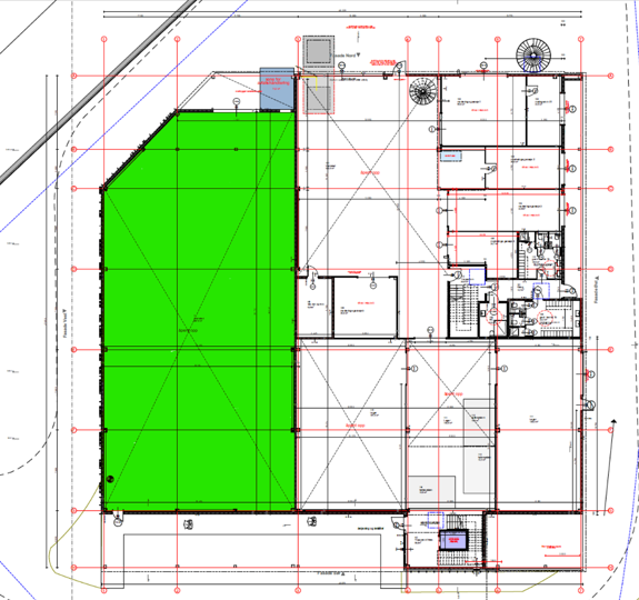 Ledig lagerareal 1. etg. BTA ca. 720 m²