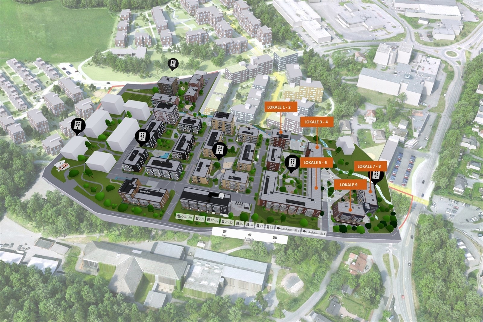 Bergerløkka oversikt Galleribilde