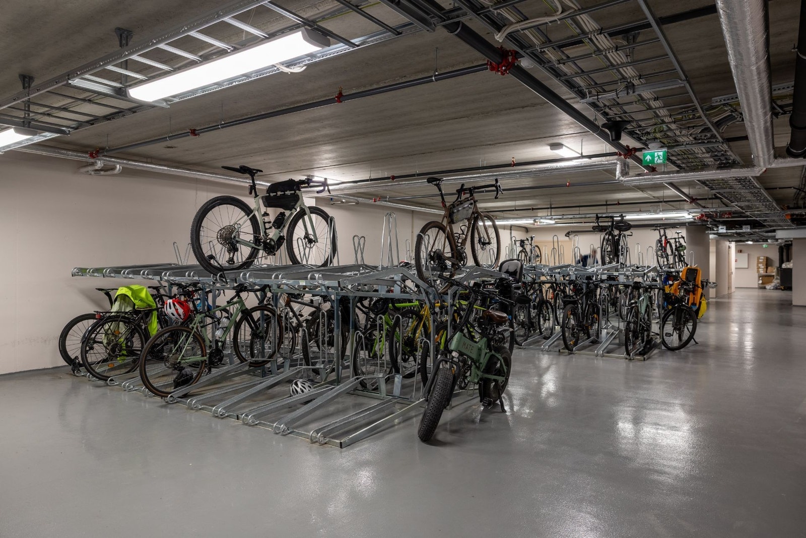 Sykkelparkering Galleribilde