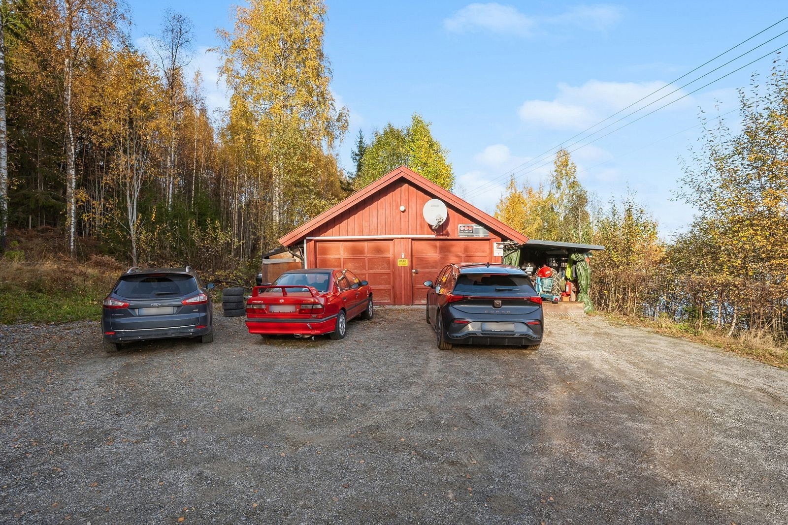 Dobbel garasje Galleribilde