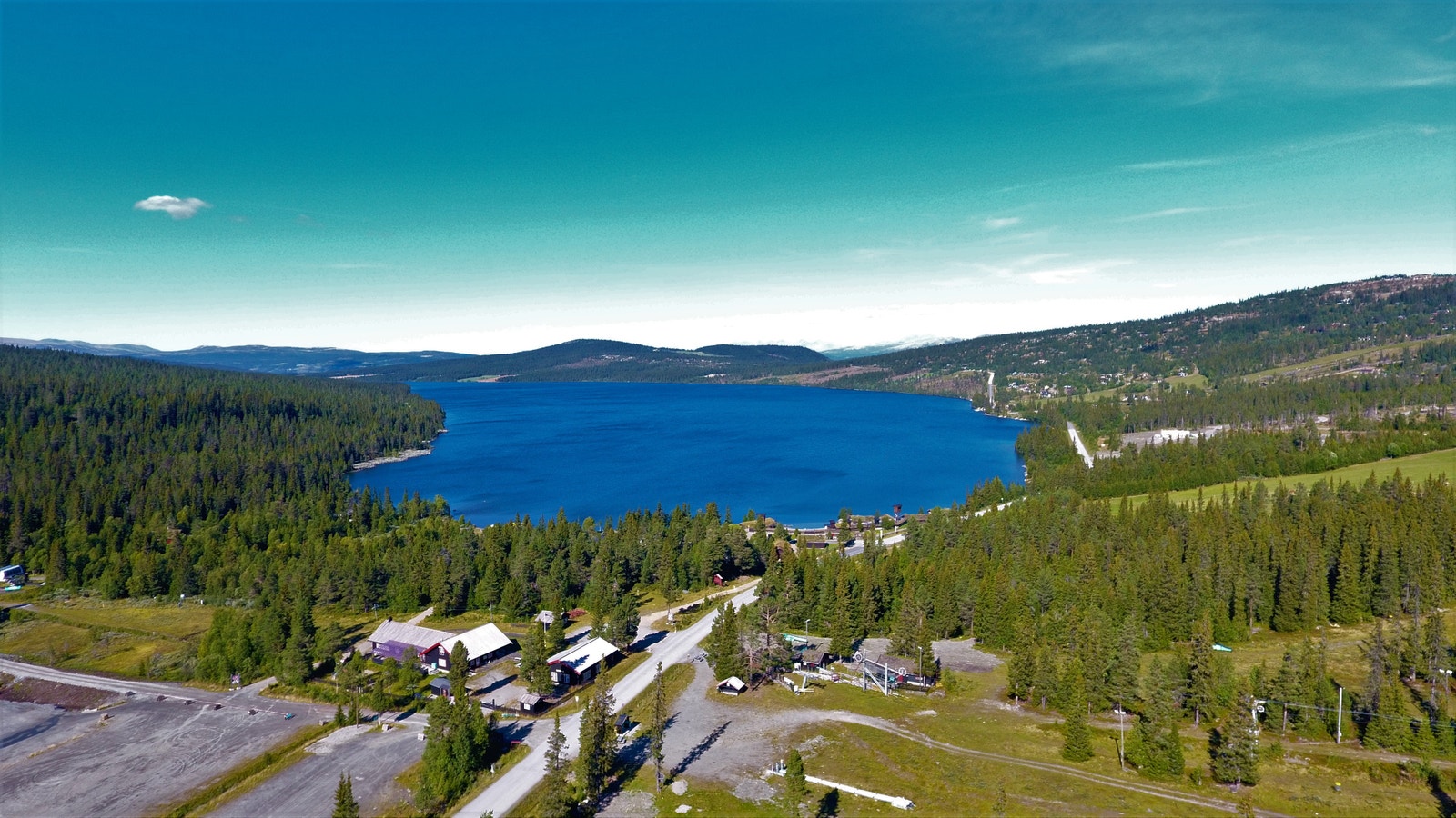 Utsikt mot Gålåvannet Galleribilde