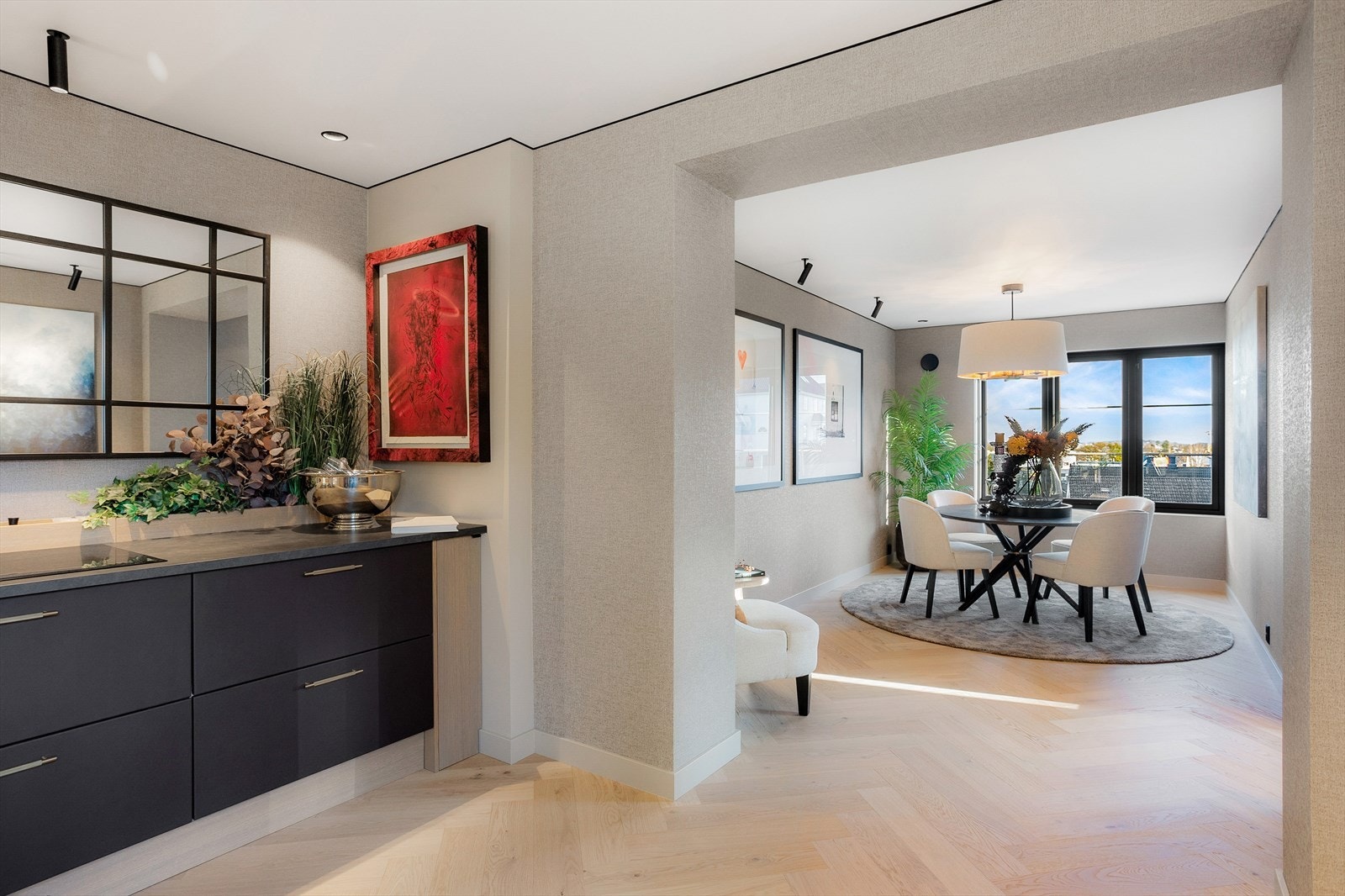 Kjøkkenet er et kunstverk i seg selv. Galleribilde