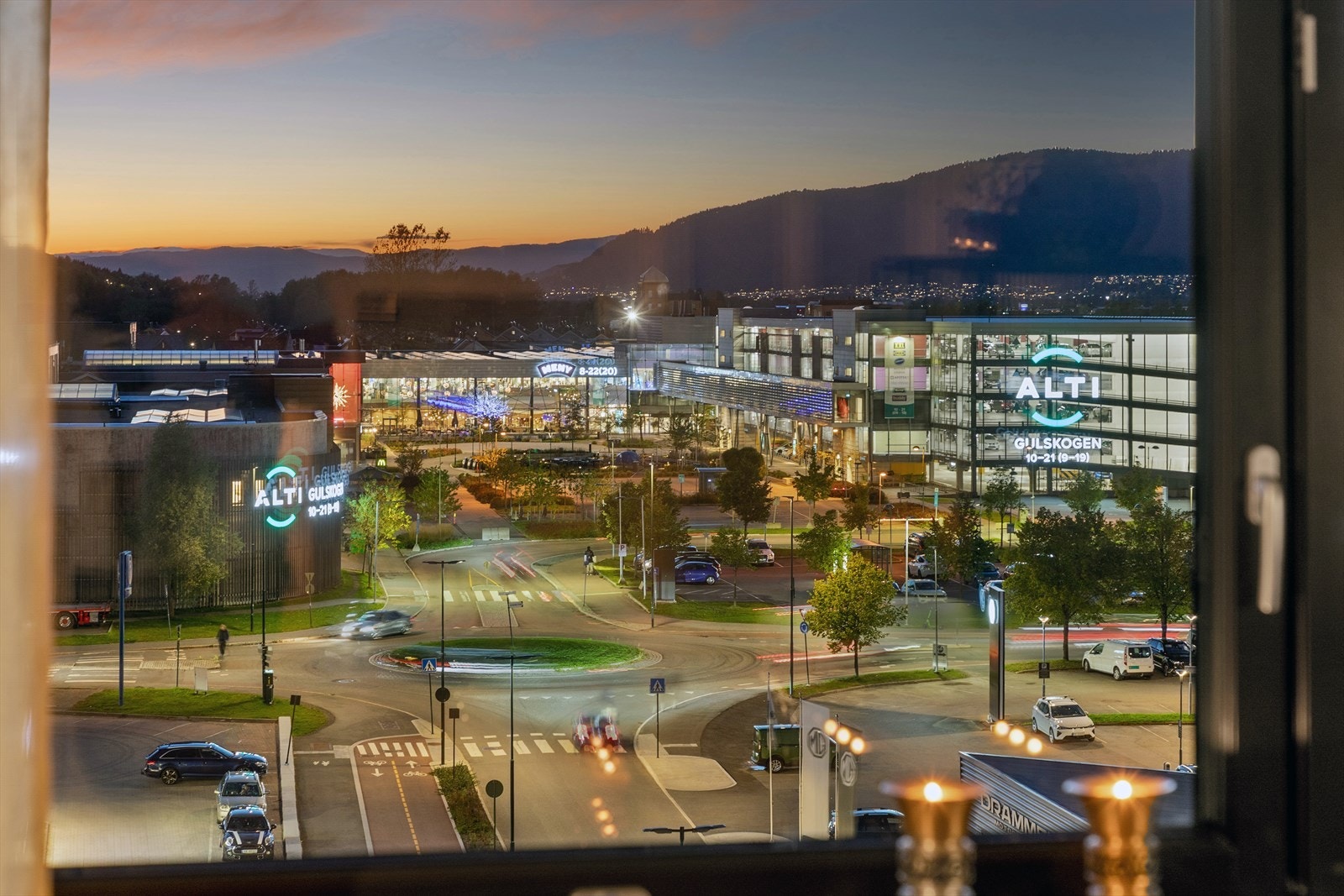 Utsikt fra stuen Galleribilde