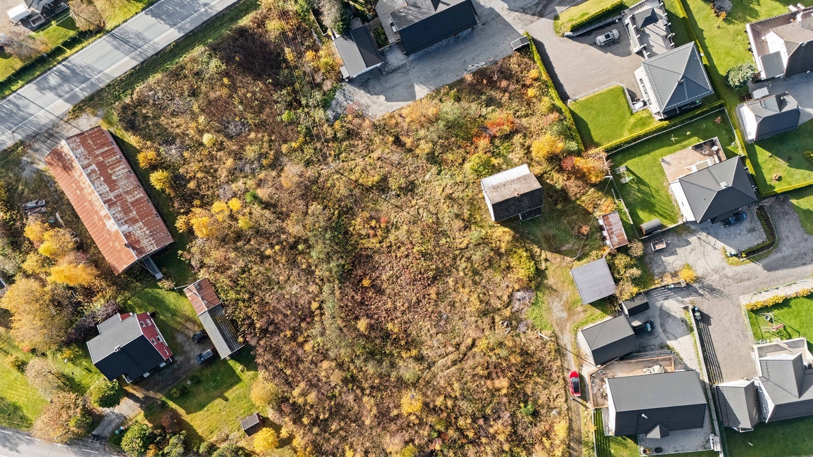 God størrelse på tomtene. Galleribilde