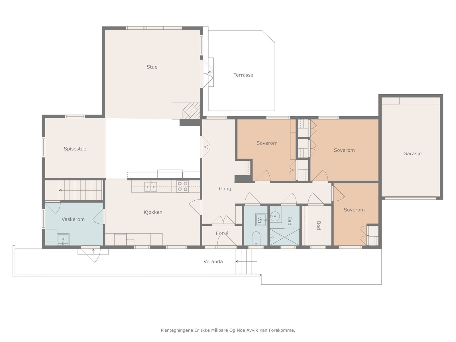 Plantegning hovedetasjen Galleribilde