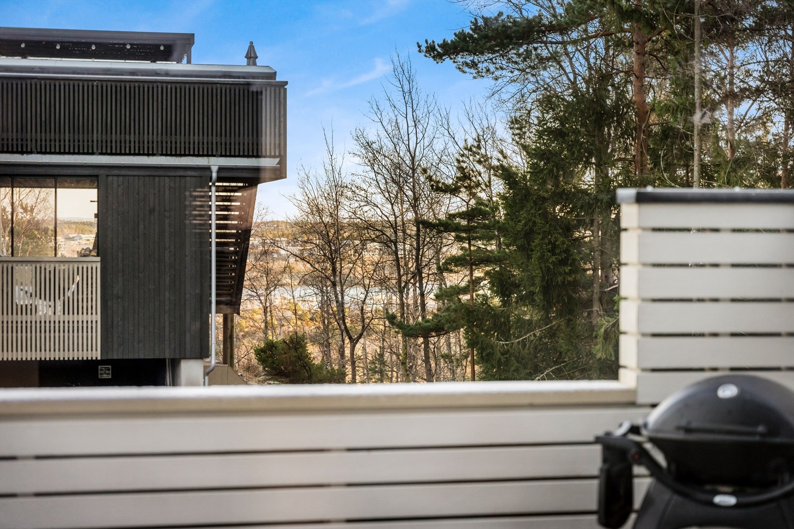 Utsikt fra terrassen. Galleribilde